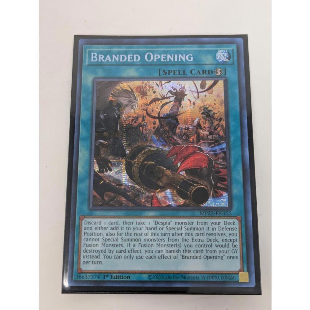 Branded Opening MP22-EN155 Prismatic Secret Rare Holo 1st ED NM